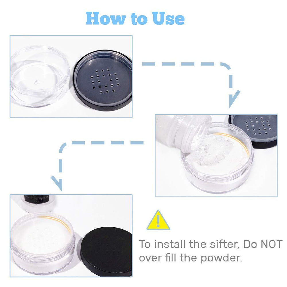 Kalevel travel-friendly cosmetic jar for on-the-go touch-ups.