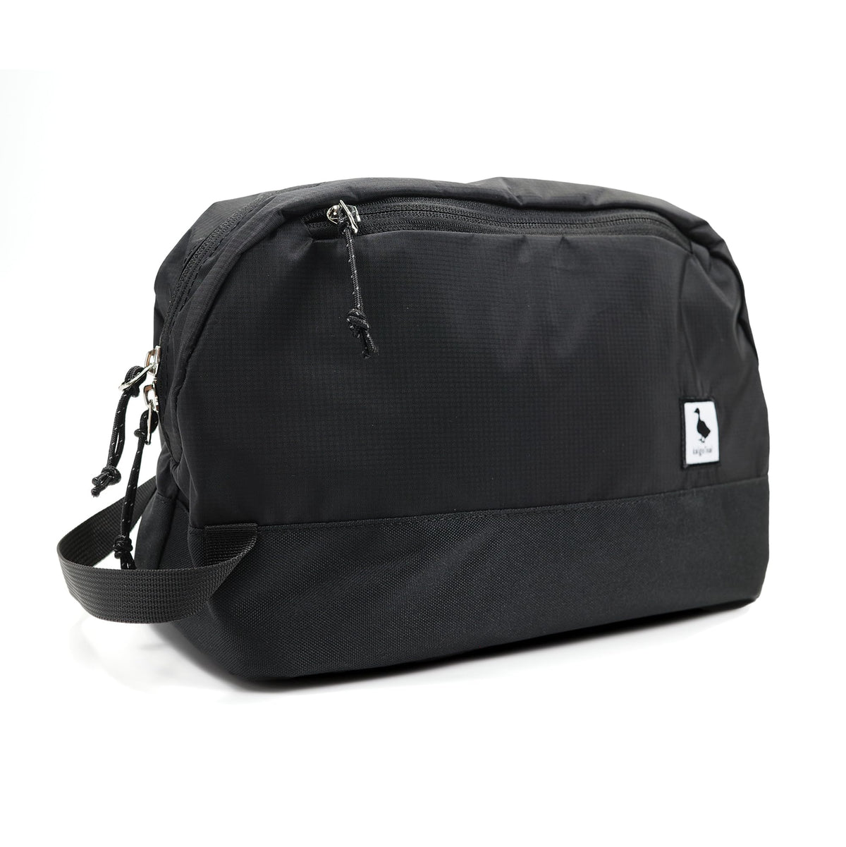 kalgoTeal Travel Toiletry Bag 8L front view shows roomy capacity for toiletries on trips.