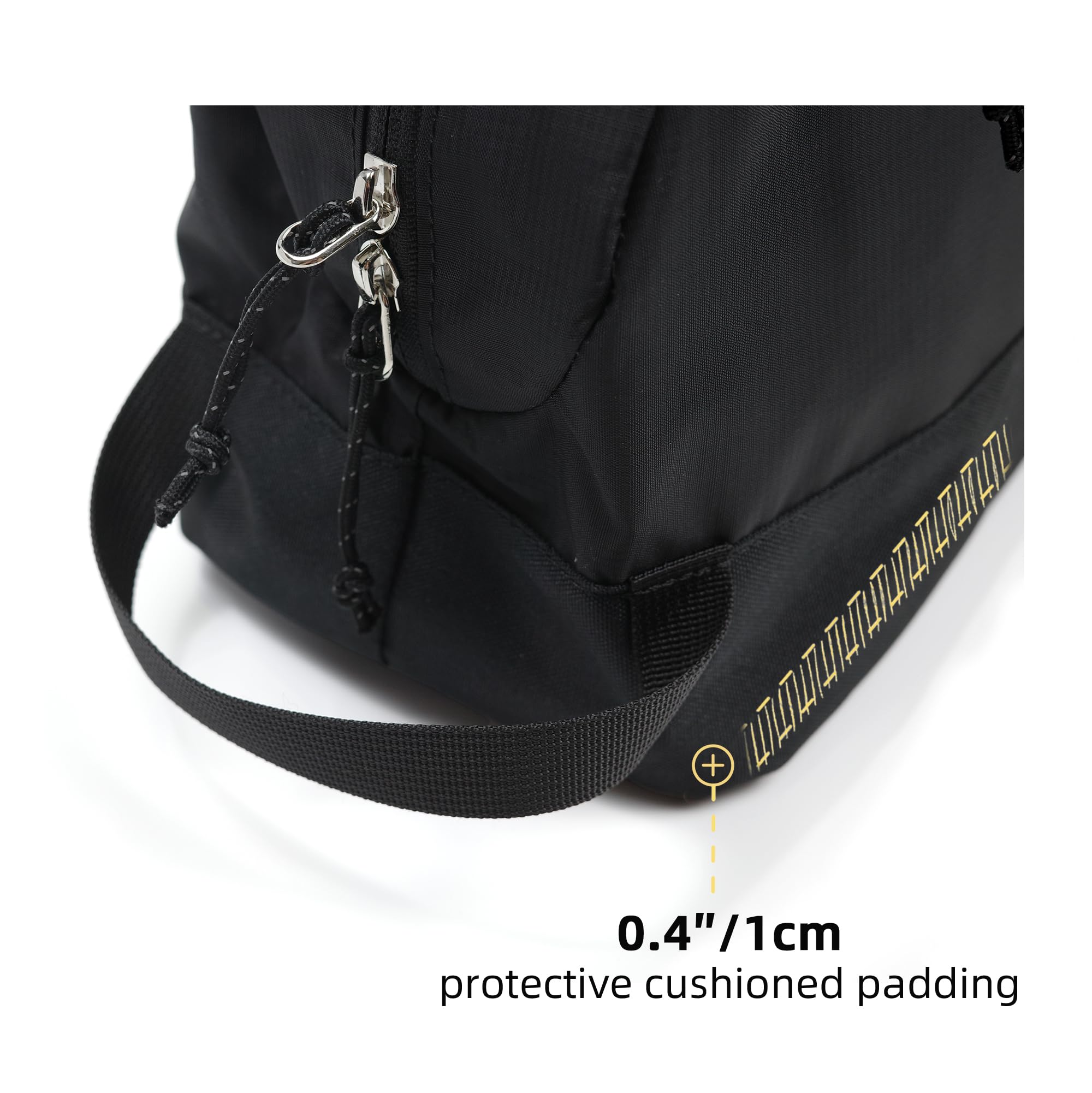 kalgoTeal Travel Toiletry Bag 8L lightweight splash-proof nylon for easy carrying.
