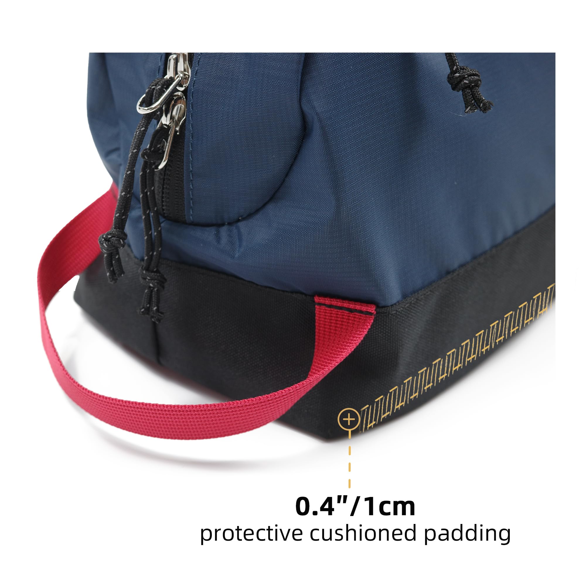 Kalgoteal bottom padding protects contents during travel