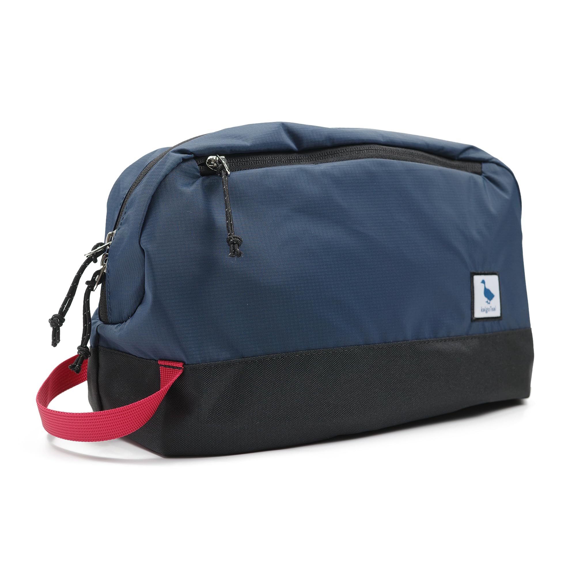 Kalgoteal travel toiletry bag front view shows 8L capacity for organized packing