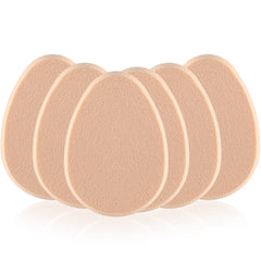KALIONE 6pcs flat makeup sponge packaging—compact set for quick daily makeup routines