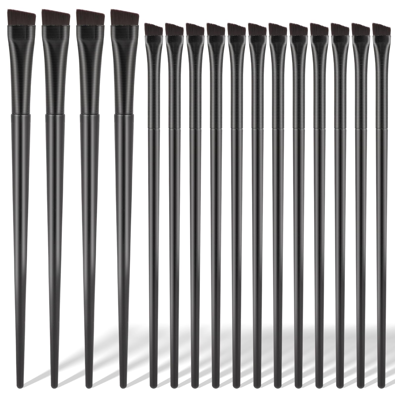 KALIONE angled eyebrow brush pack for precise eyeliner and brows.