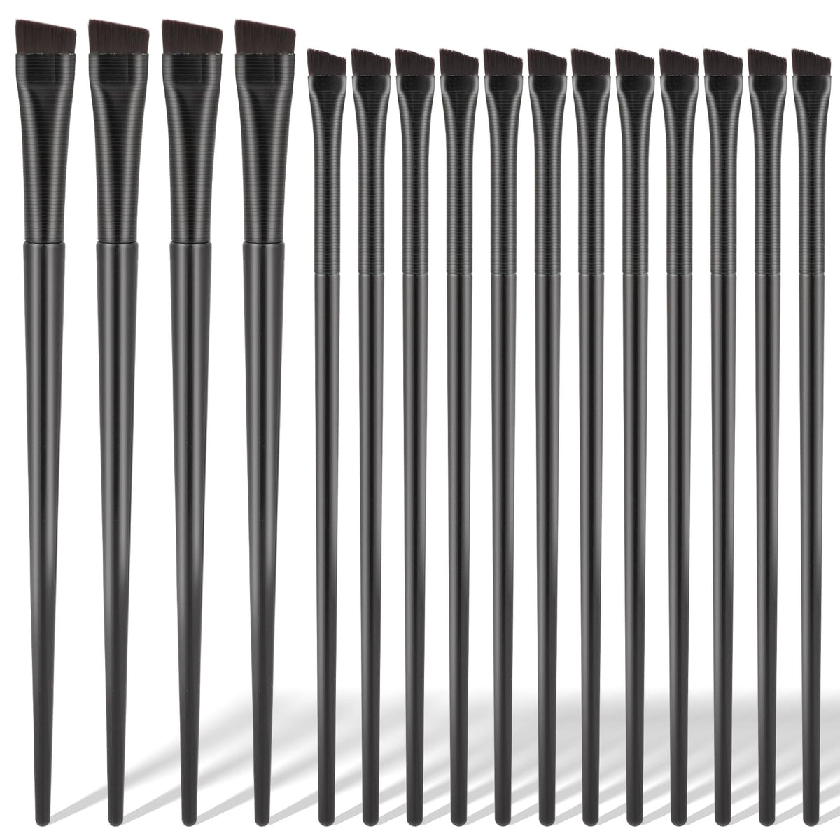 KALIONE angled eyebrow brush pack for precise eyeliner and brows.