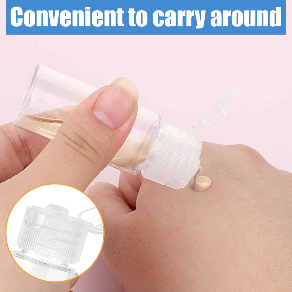 Kalione flip-cap mini bottles allow precise, mess-free dispensing.