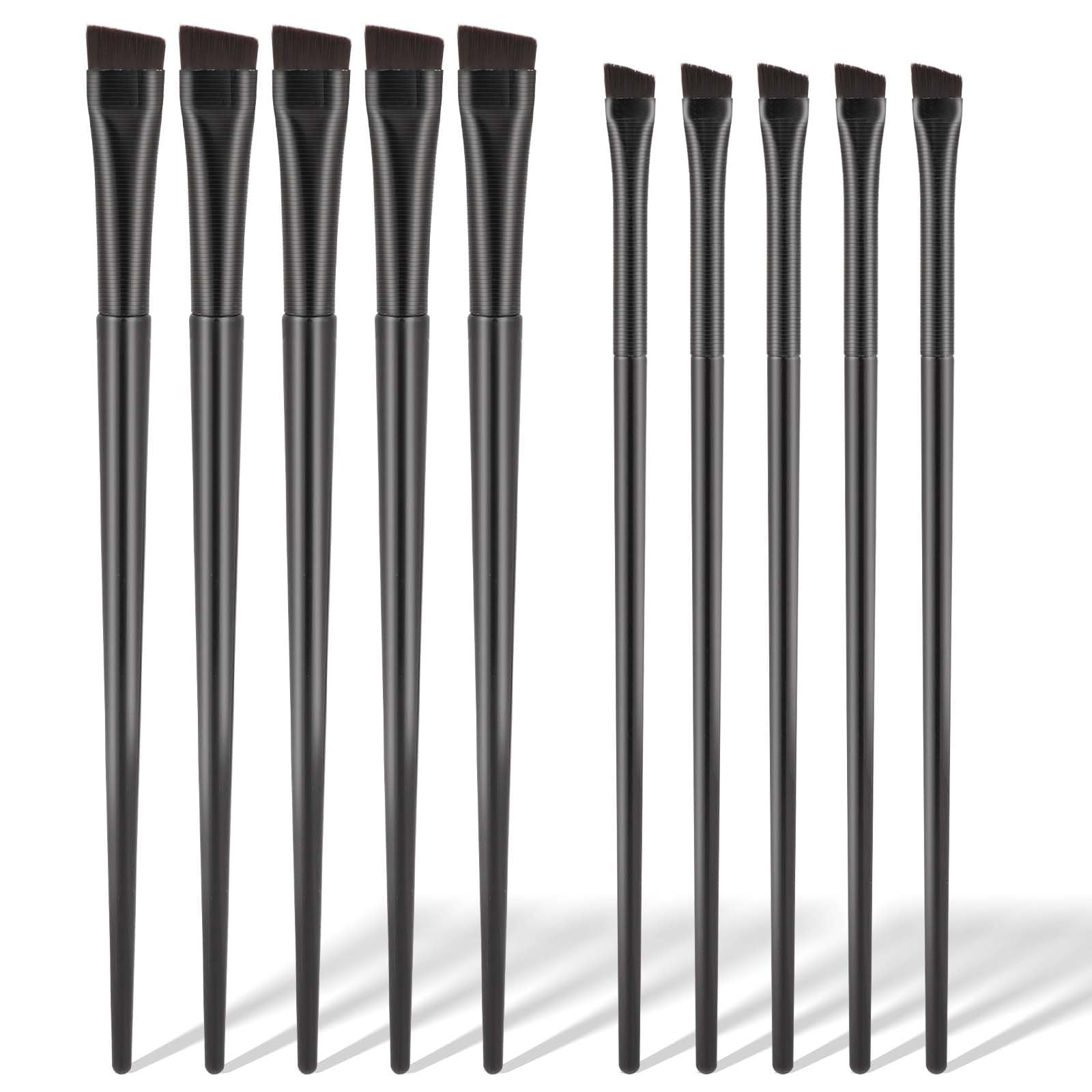 Kalione packaging view of the angled eyebrow brush set for quick daily makeup routines