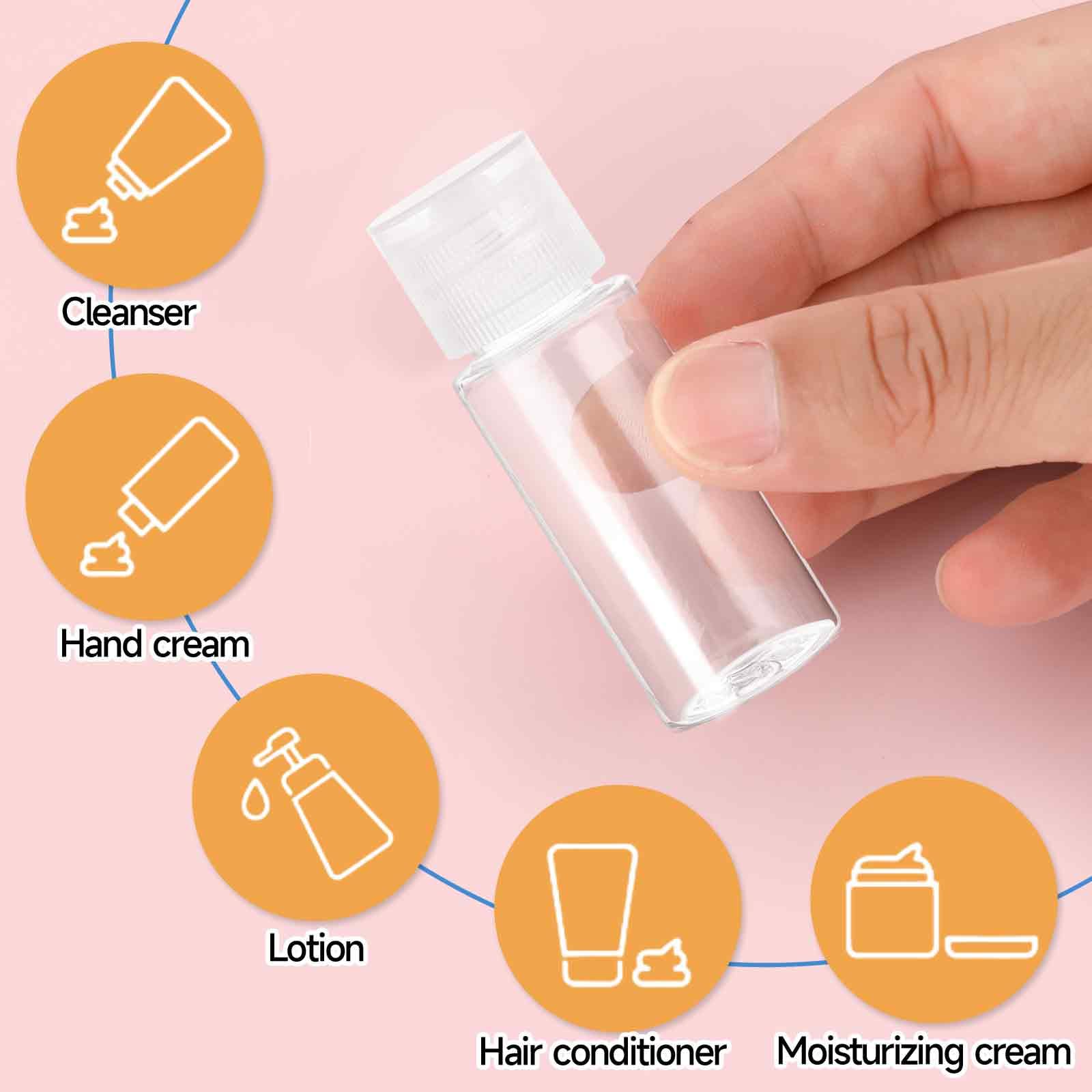 Kalione standable containers stay upright on surfaces for convenient access.