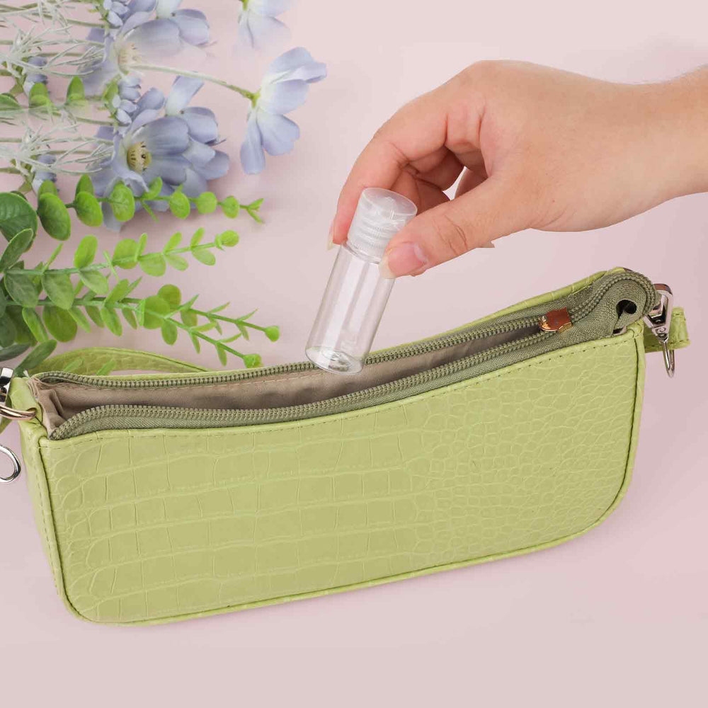 Kalione versatile bottles hold skincare, shampoo, or foundation on trips.