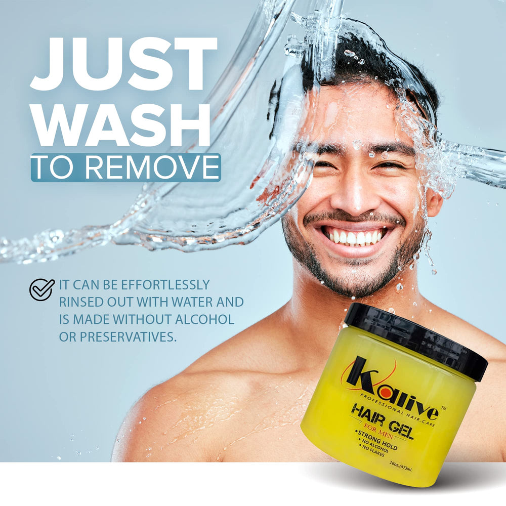 KALIVE 2 STYLE wash-out easy rinse cleans quickly with water