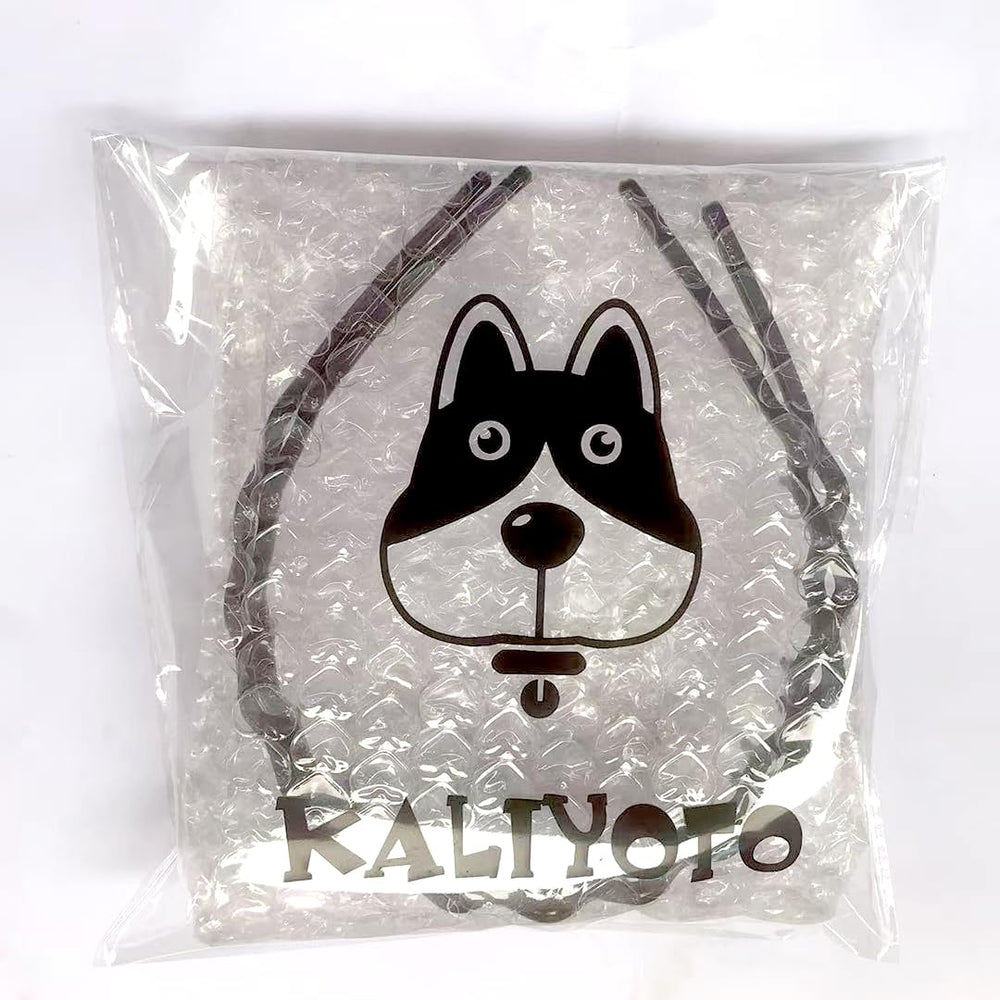 KALIYOTO two-pack black headbands for women’s hair styling at home or work