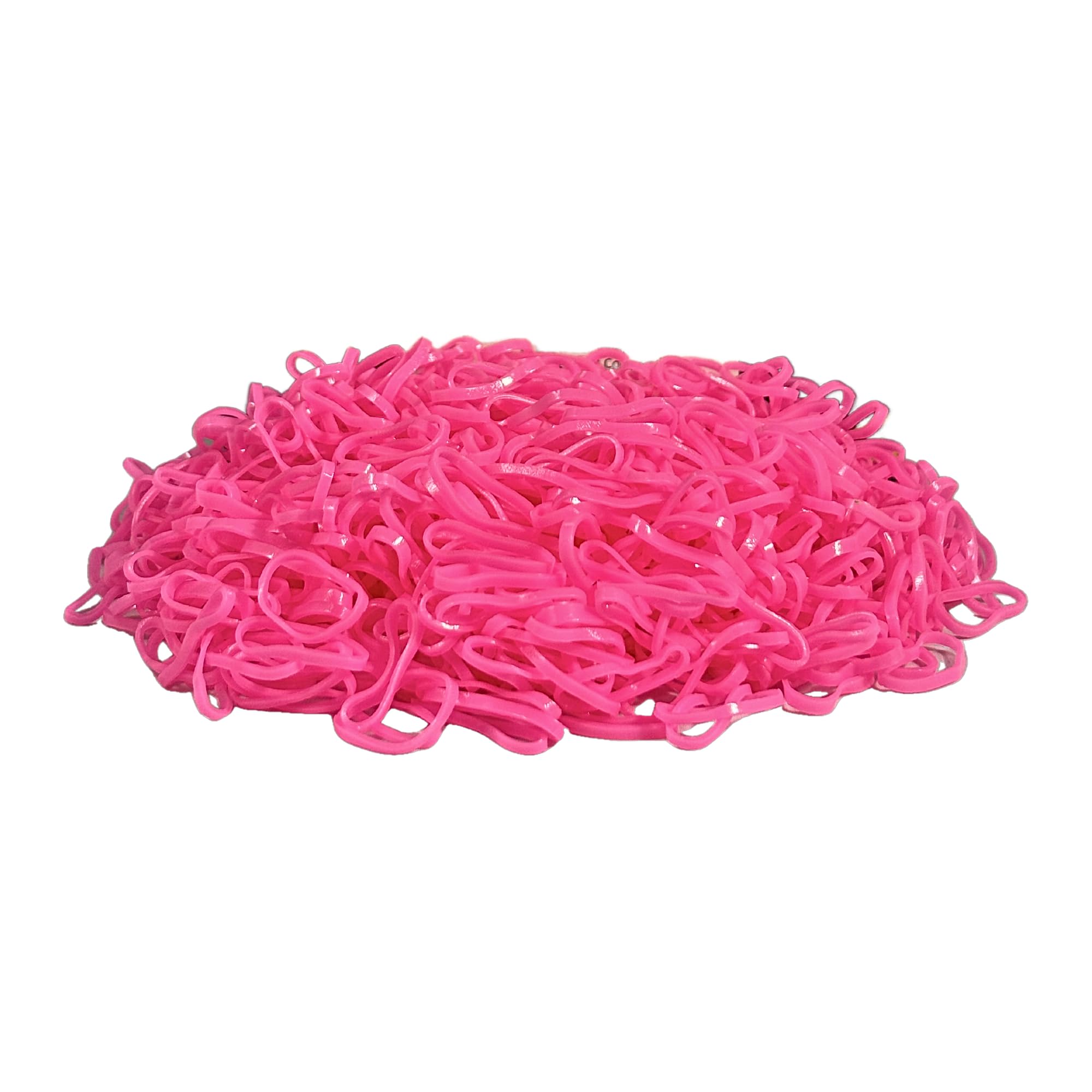 Kàllos pink rubber bands ideal for crafts and organizing small items.