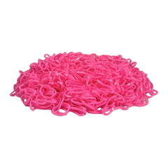 Kàllos pink rubber bands ideal for crafts and organizing small items.