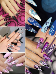 Kalolary 12-color nail art pens DIY design for at-home salon-quality patterns.