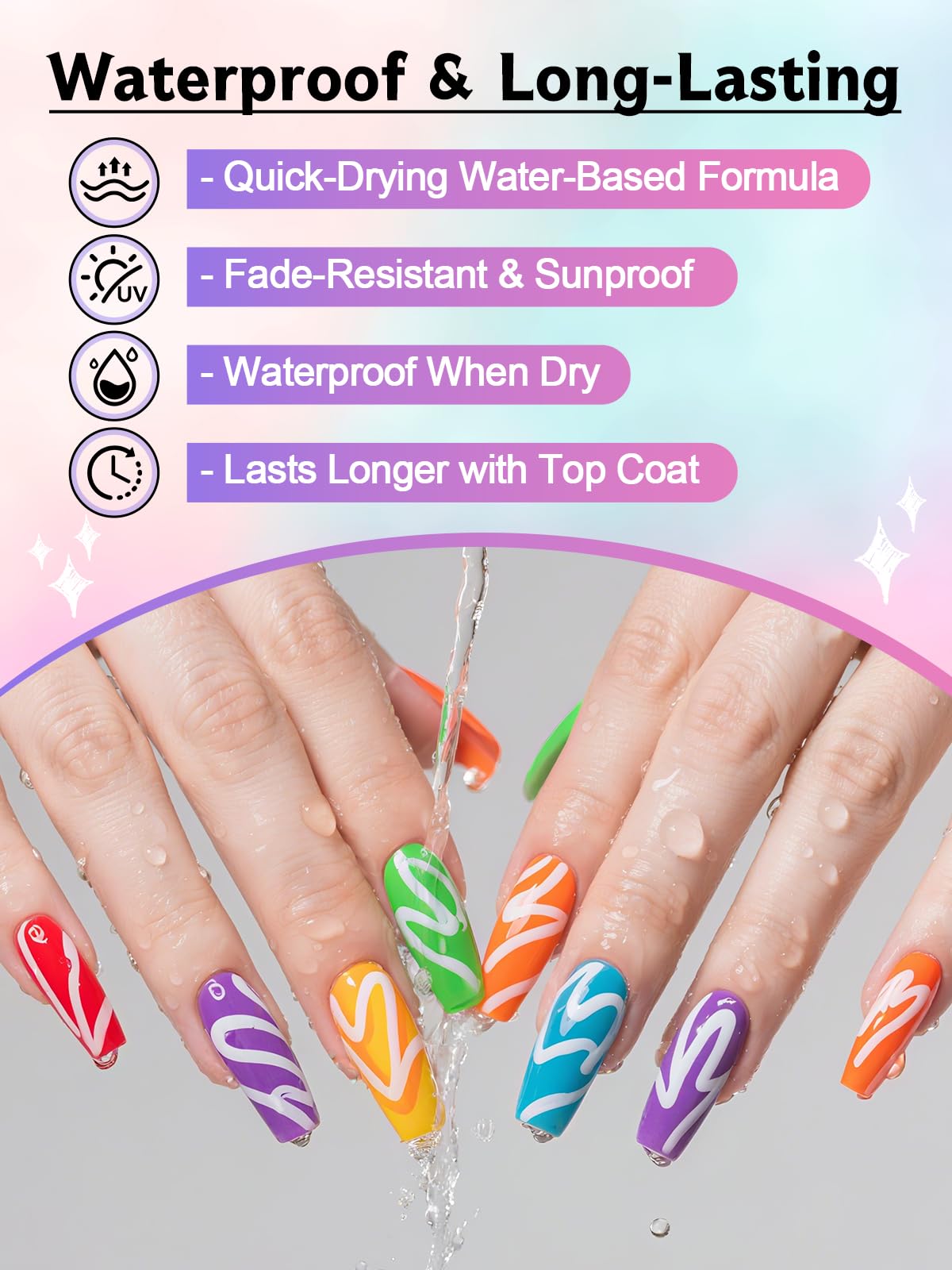 Kalolary detailed nail art dots lines demo showcases versatile designs for manicures.