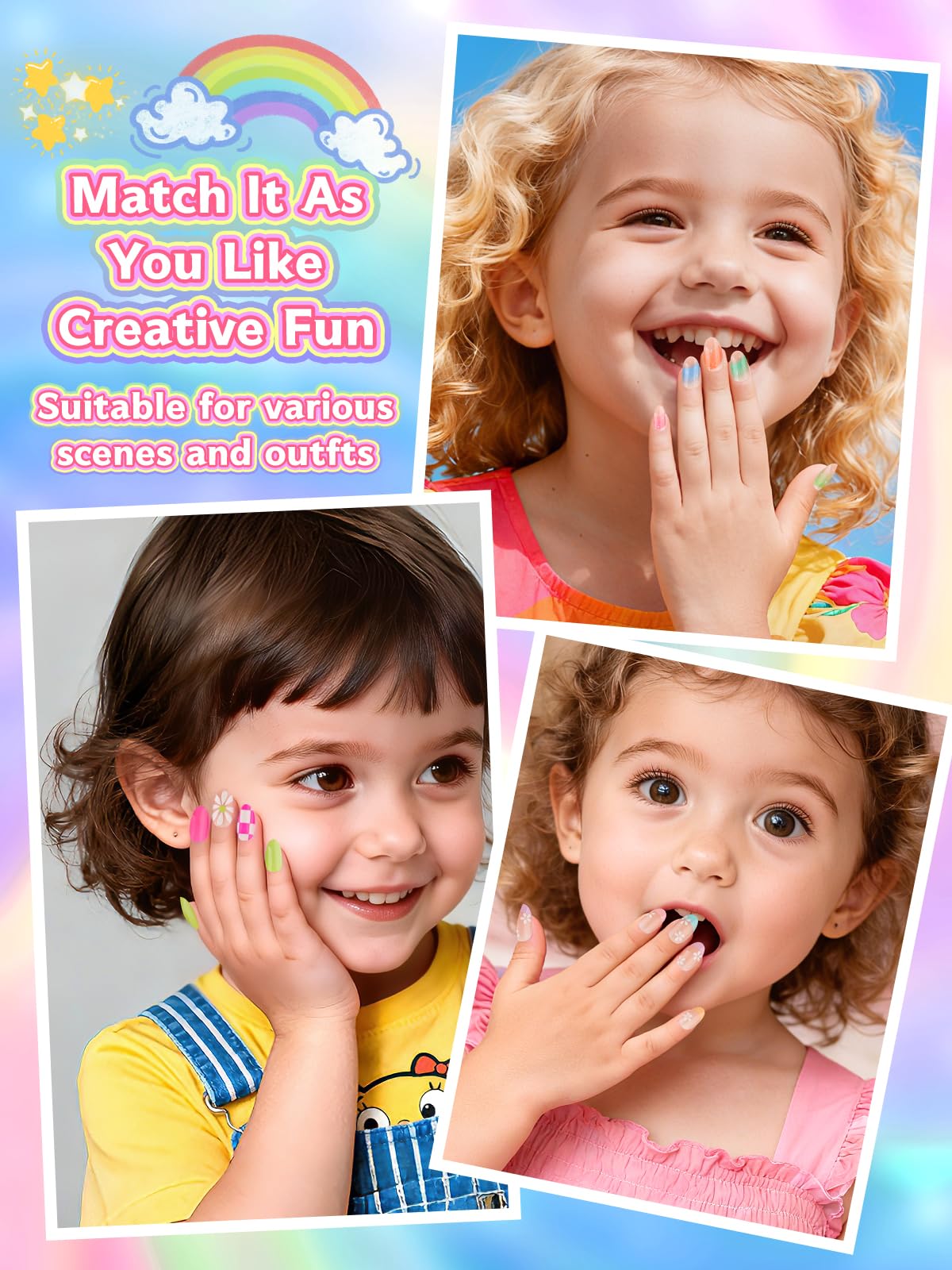 Kalolary dress-up nails ideal for imaginative play and parties.