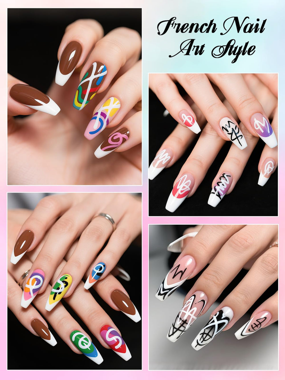 Kalolary fast-dry nail art pen highlights quick, smudge-free application.
