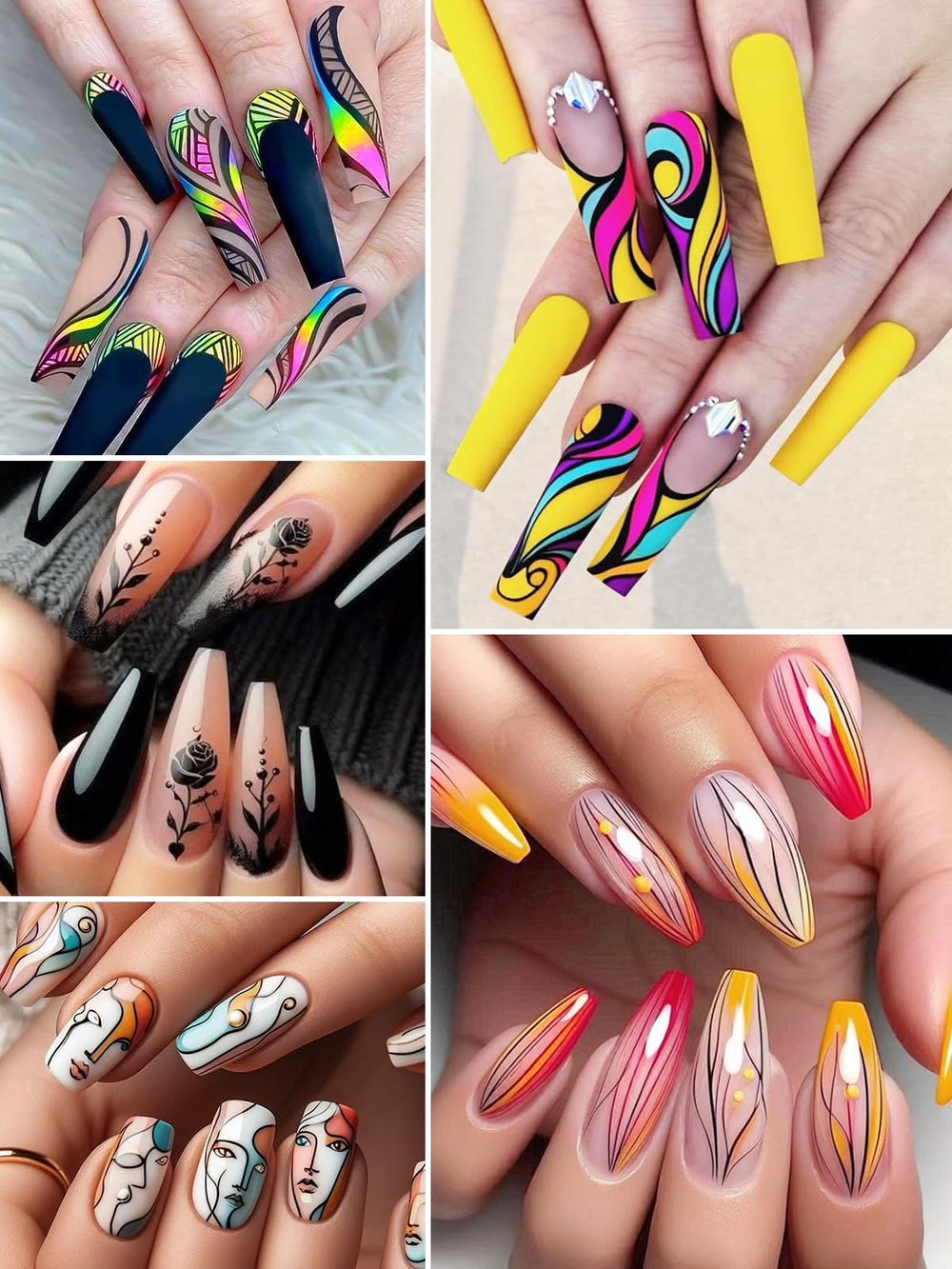 Kalolary nail art designs on nails with vibrant color payoff