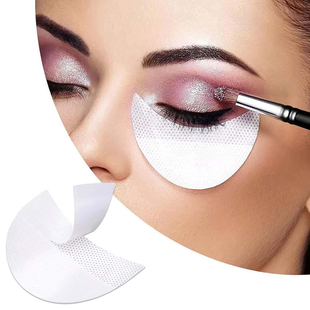 Kalolary protectores de sombra para ojos en media luna protegen el área inferior durante el maquillaje.