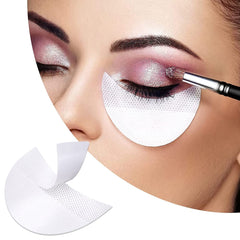 Kalolary protectores de sombra para ojos en media luna protegen el área inferior durante el maquillaje.