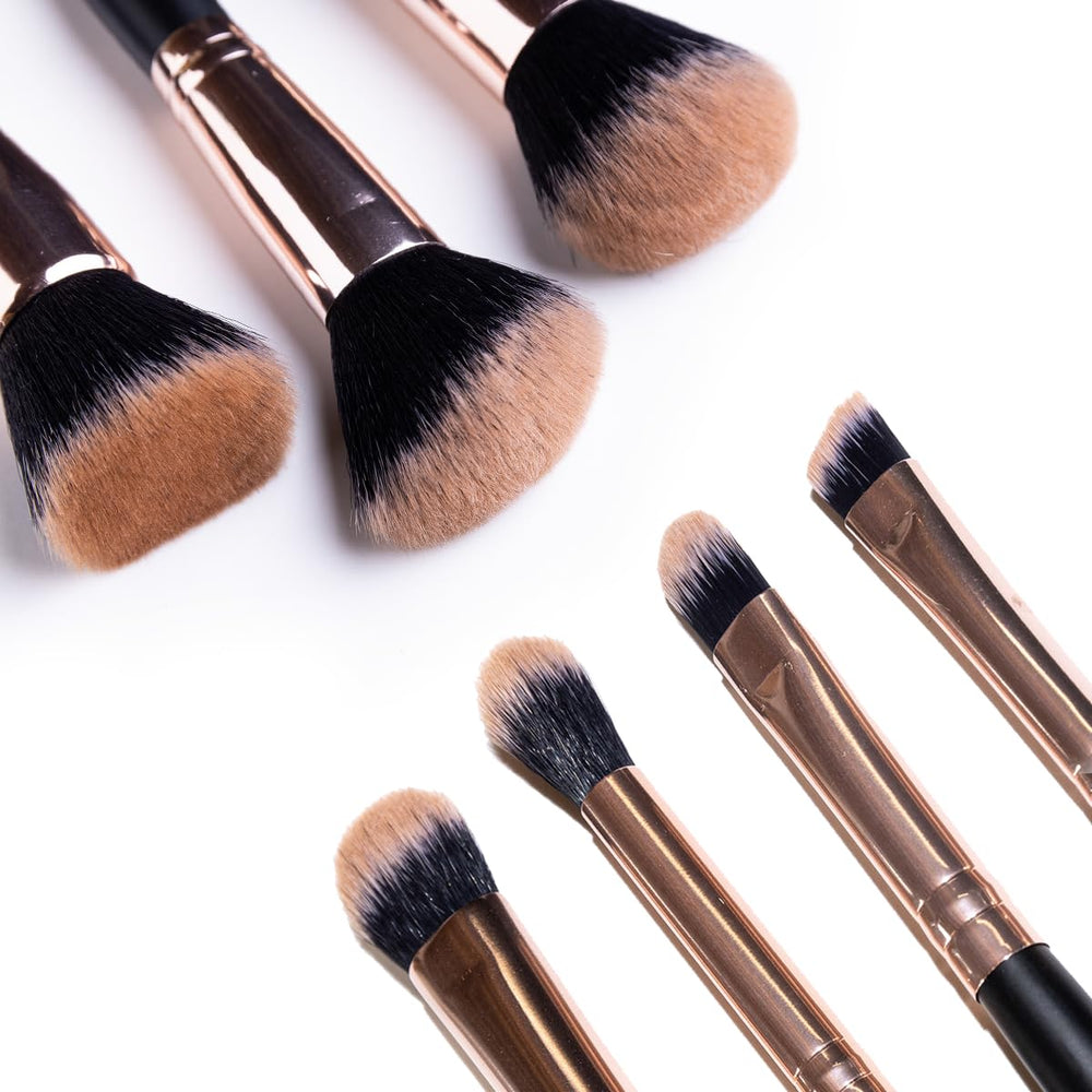 Kandi Koated beauty tools elevate application precision with a luxe rose gold aesthetic.