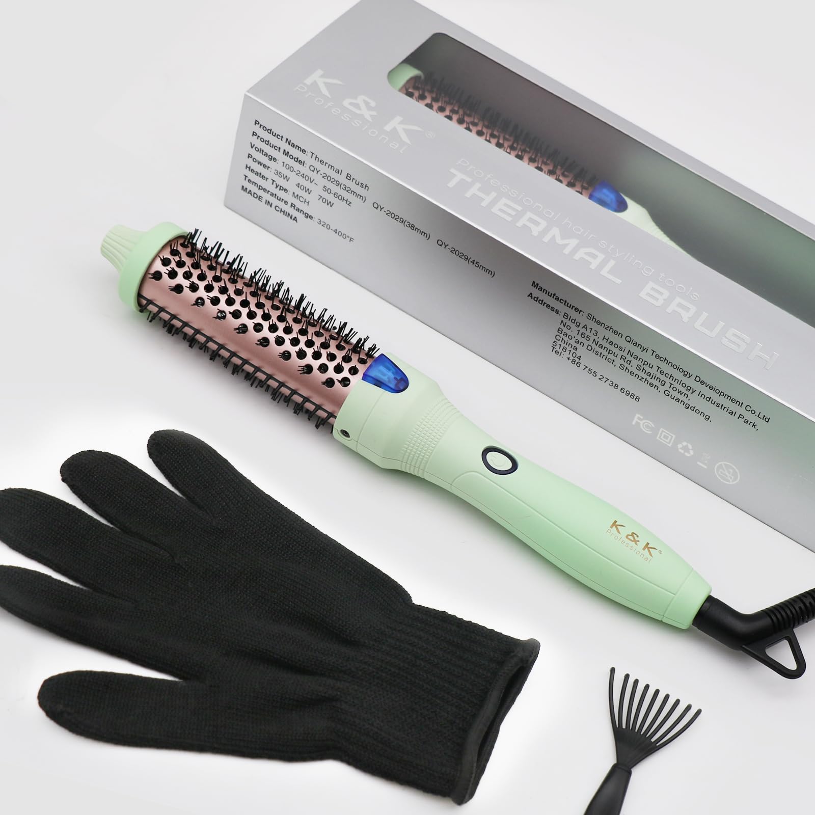 K&K Brush 30 travel kit emphasizes on-the-go styling with compact design.