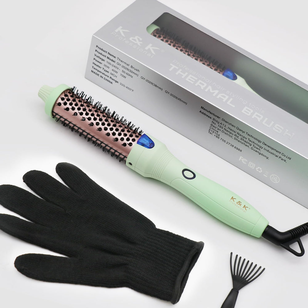 K&K Brush 30 travel kit emphasizes on-the-go styling with compact design.