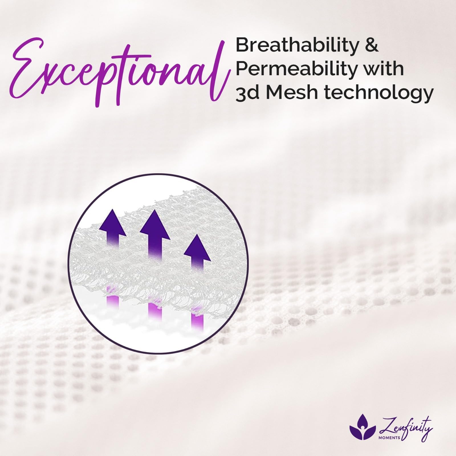 KANDOONA Bath Pillow air-mesh-material offers breathable, quick-dry comfort