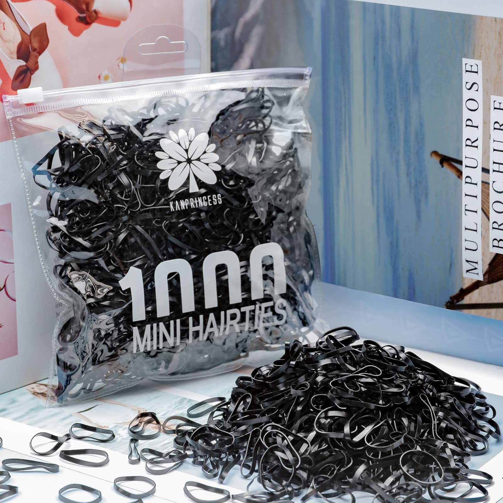 KANPRINCESS hair rubber bands family-use suitable for kids and adults