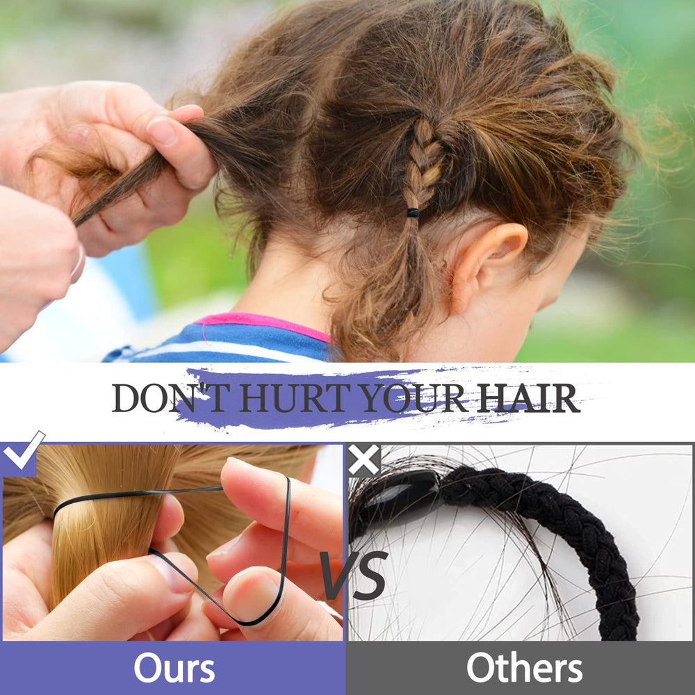 KANPRINCESS hair rubber bands size-30mm ideal for ponytails and braids