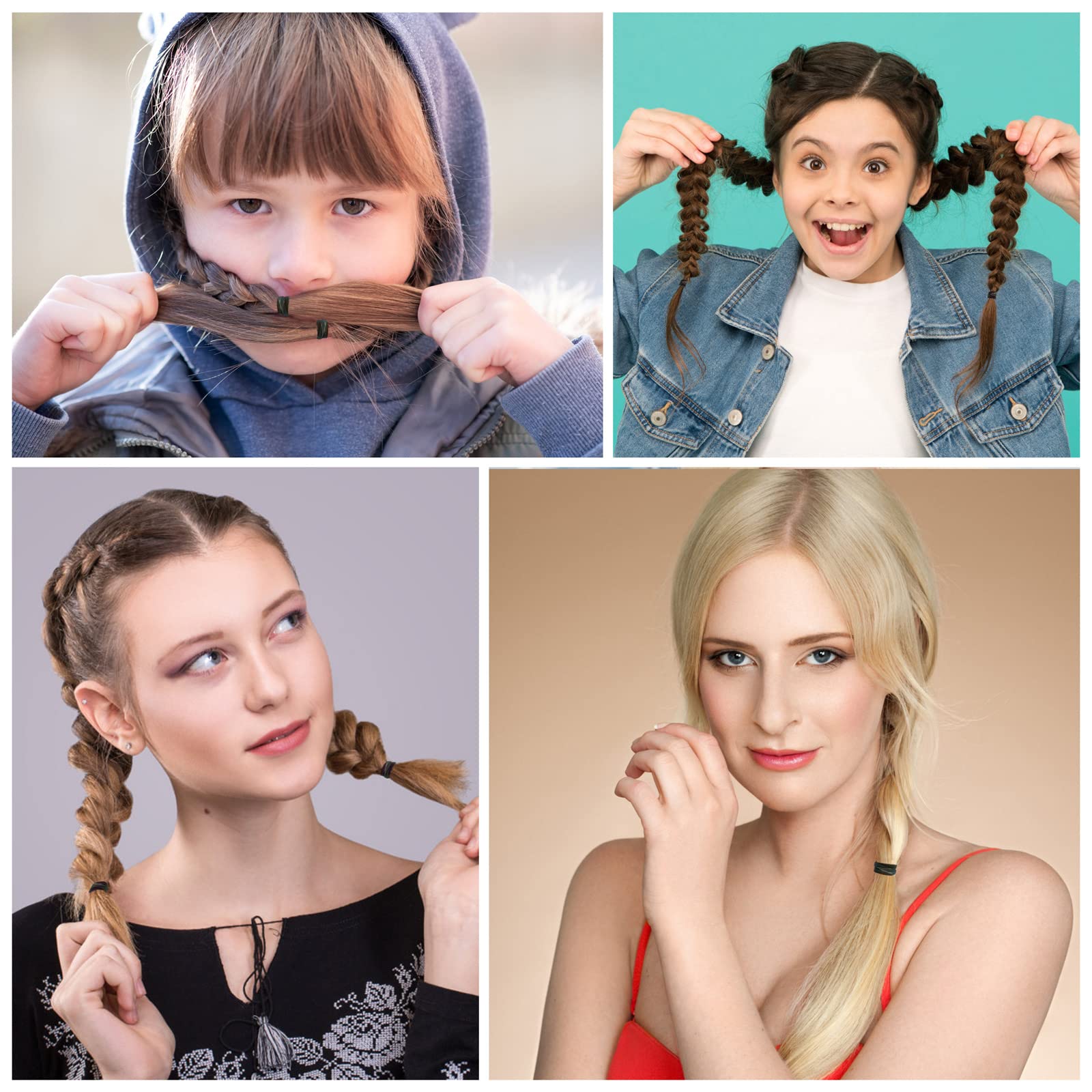 KANPRINCESS hair rubber bands styling-ideas show versatile looks