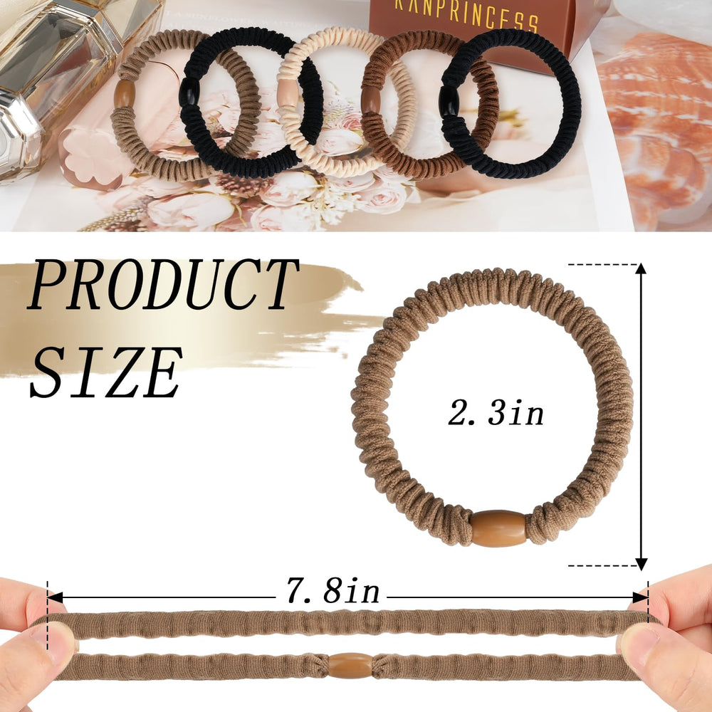 KANPRINCESS hair ties multi-color four colors setup suitable for coordinating outfits.
