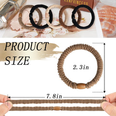 KANPRINCESS hair ties multi-color four colors setup suitable for coordinating outfits.