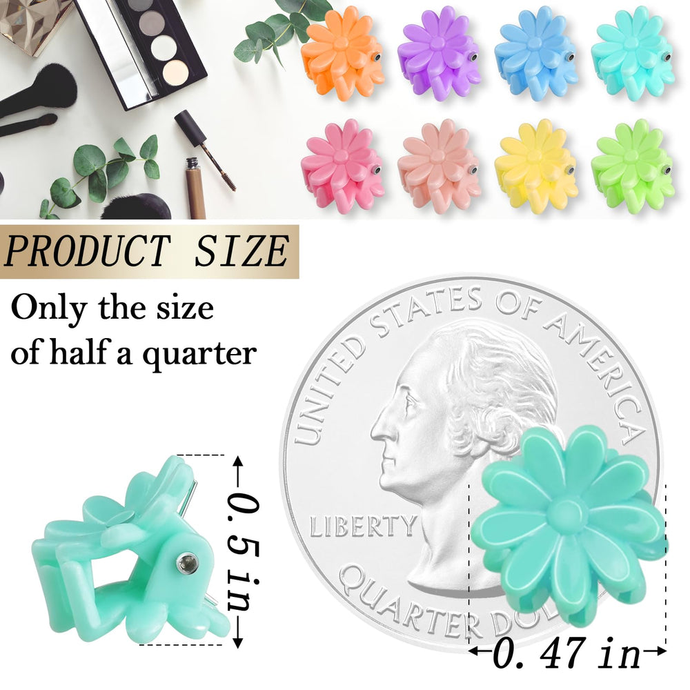 KANPRINCESS mini claw clips colorful designs for versatile styling and daily wear.