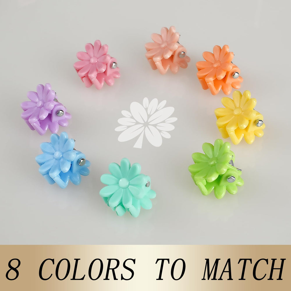 KANPRINCESS mini claw clips 0.6–0.8 inch size, lightweight for all-day wear.