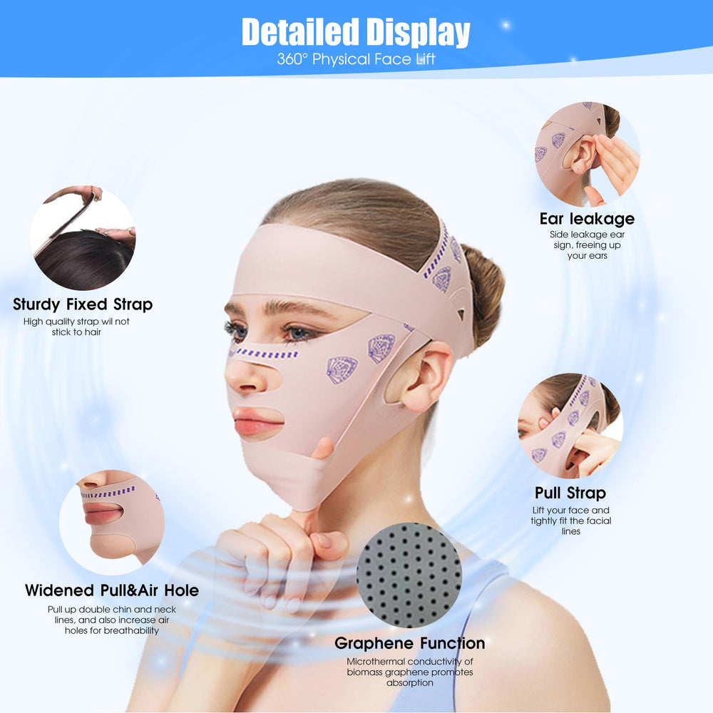 kanuoc chin strap worn during use demonstrates comfortable ear relief for long wear