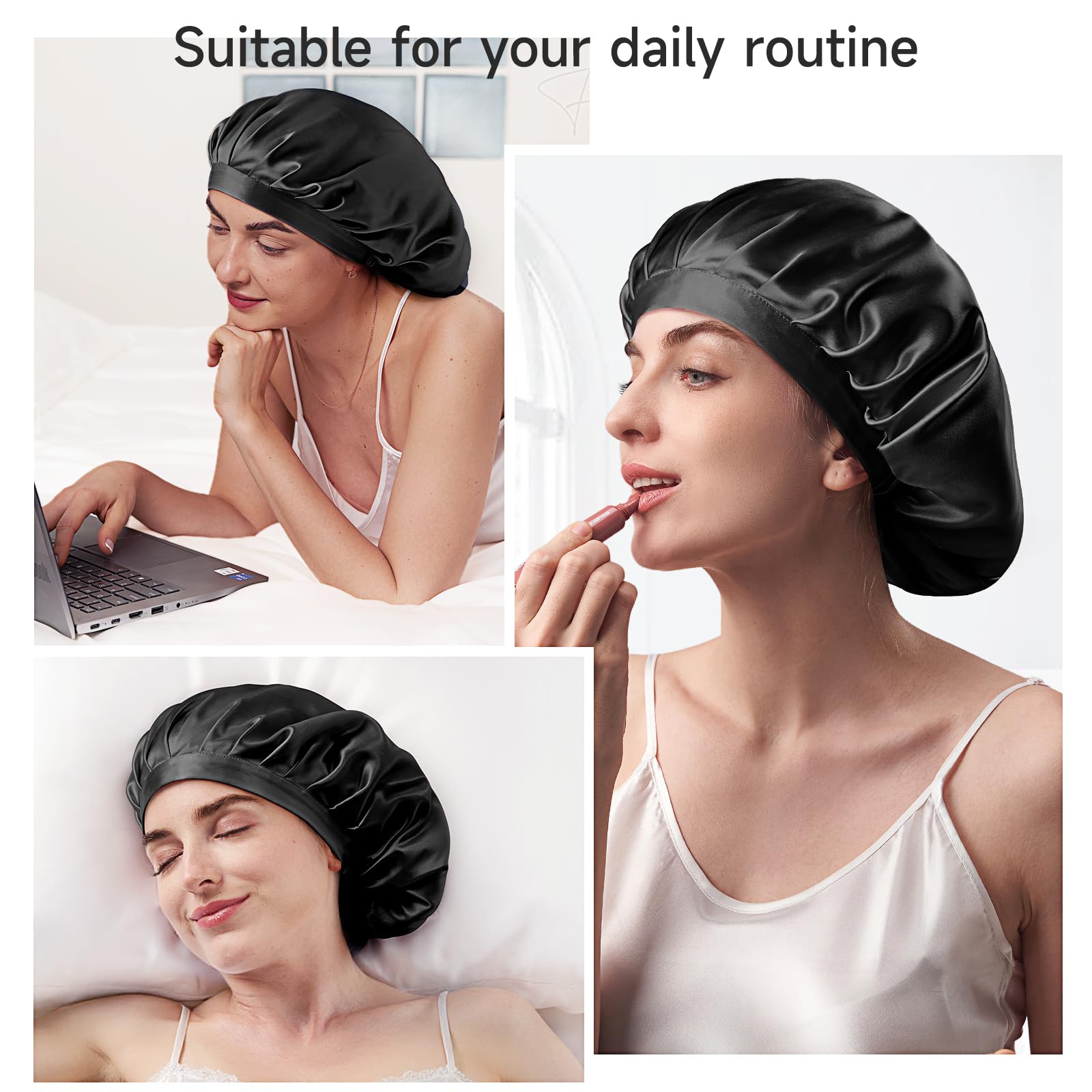 Kaome gift box packaging presents Kaome silk bonnet as a thoughtful gift.