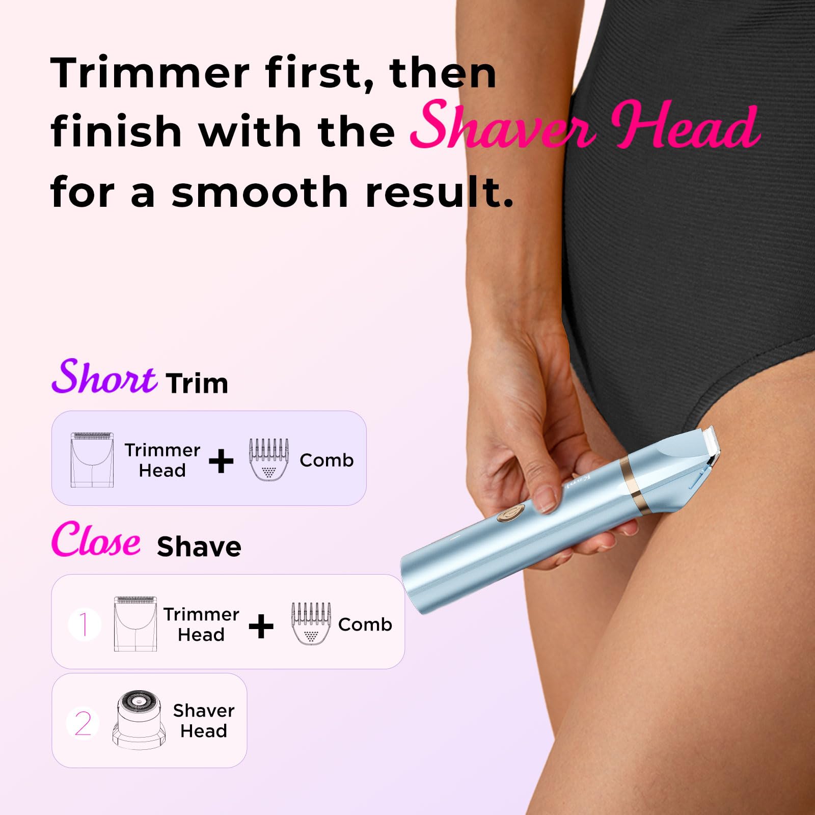 KAPHIO travel-friendly compact shaver for summer trips