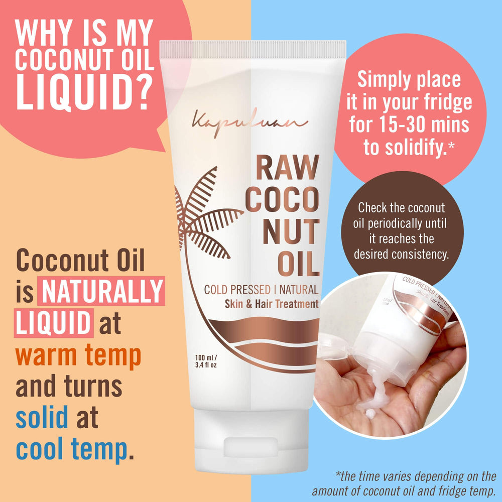 Kapuluan coconut-oil contains MCTs for quick absorption and feel.