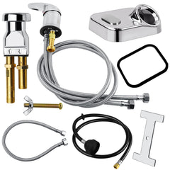Karagas salon shampoo bowl faucet with brass finish for durable daily salon use.