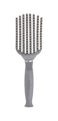 KareCo Tangle Buster close-up showing dual bristles for smooth detangling.