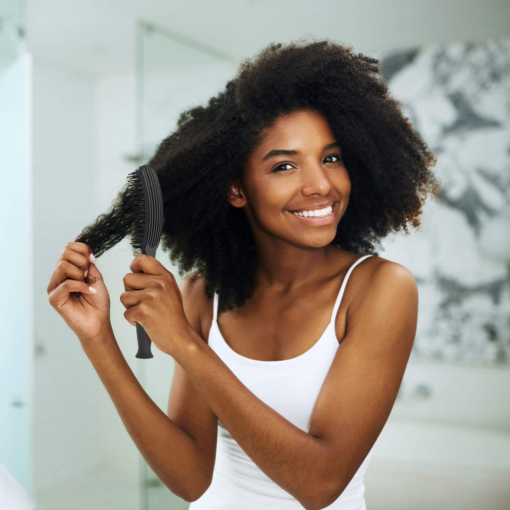KareCo Tangle Buster Brush portable option for on-the-go styling and touch-ups.