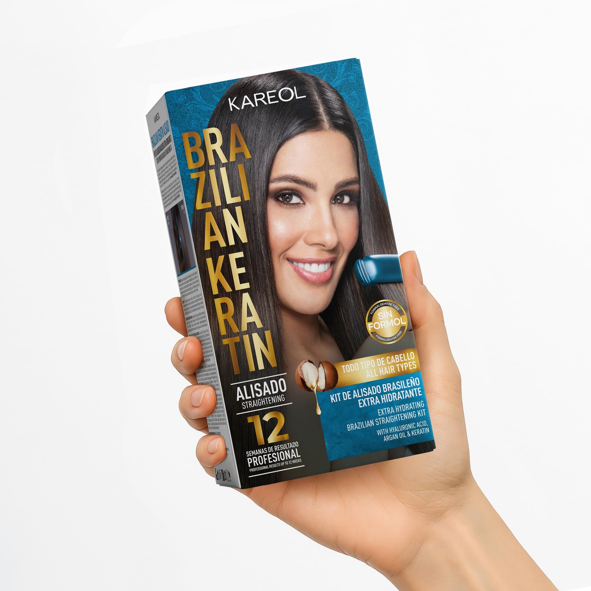 Kareol flat-iron-sealing technique photo illustrating long-lasting smoothness