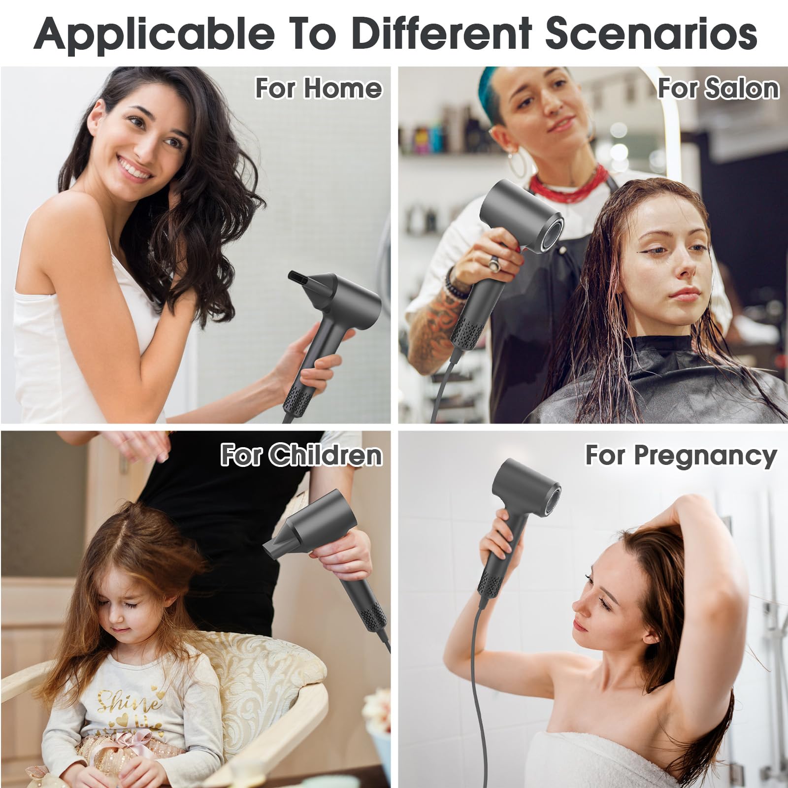 KARFUN Hair Dryer plasma technology icon denotes innovative ionization for frizz reduction.