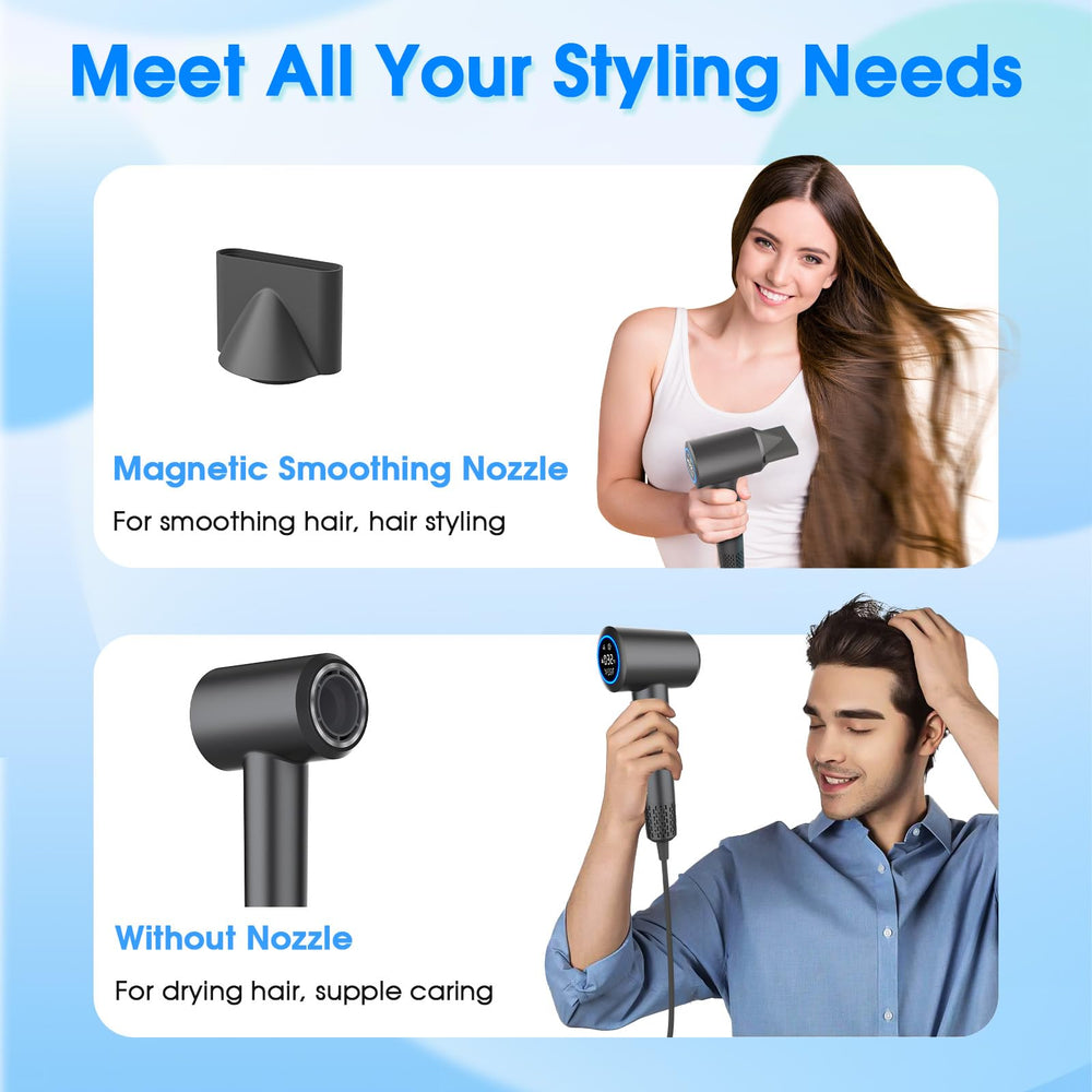 KARFUN Plasma Hair Dryer compact-travel highlights lightweight design for on-the-go use.