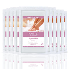 Karite paraffin refill package with 10-pack beads for cost-efficient home spa