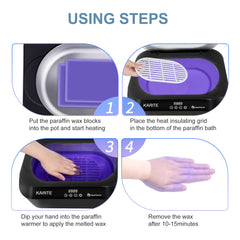 Karite paraffin wax machine with precision temperature control and 3 modes