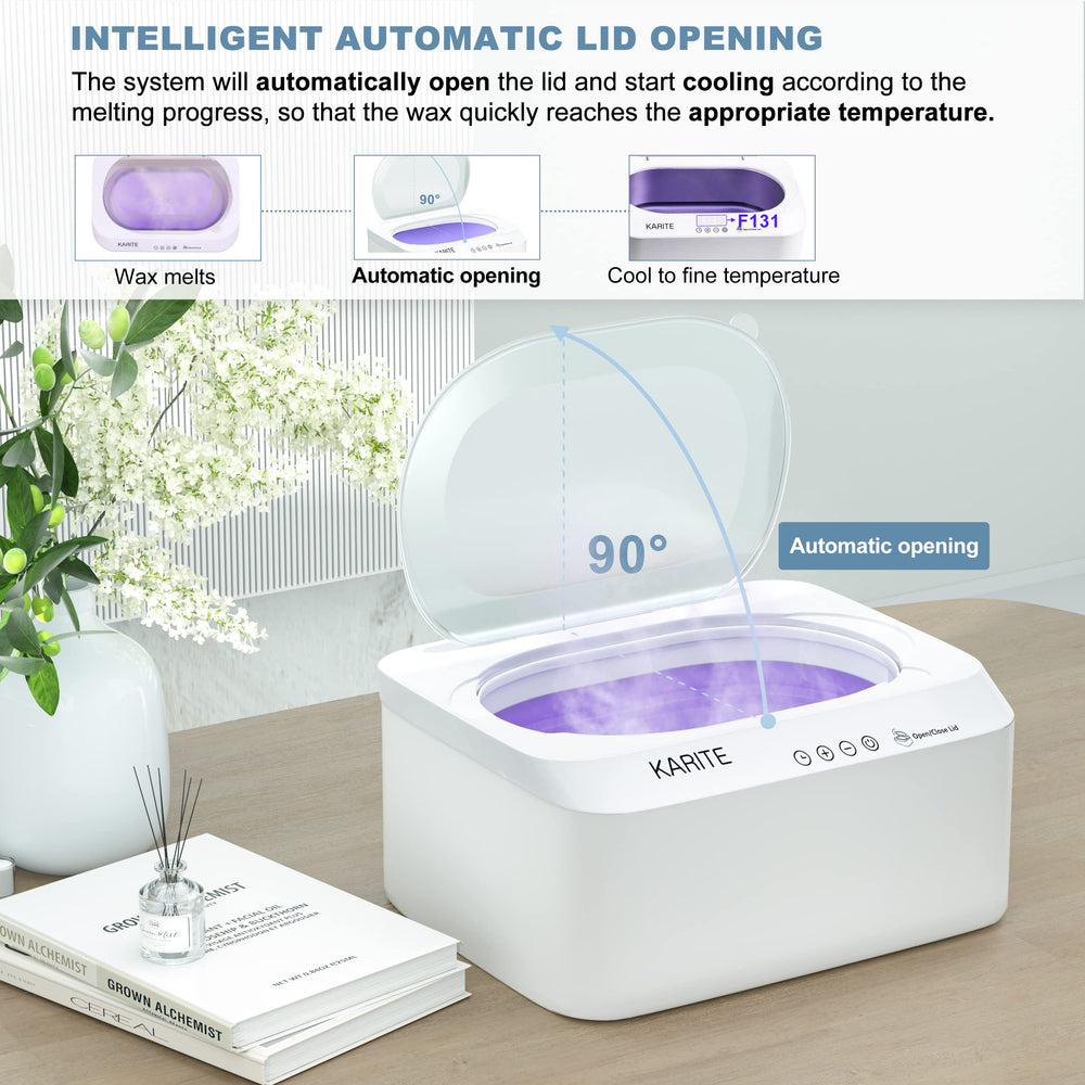 Karite paraffin wax machine melting wax in 20 minutes for fast sessions
