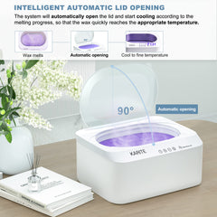Karite paraffin wax machine melting wax in 20 minutes for fast sessions