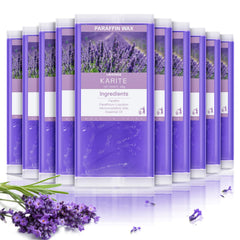 Karite paraffin wax refills 10-pack for home spa sessions and cost efficiency.