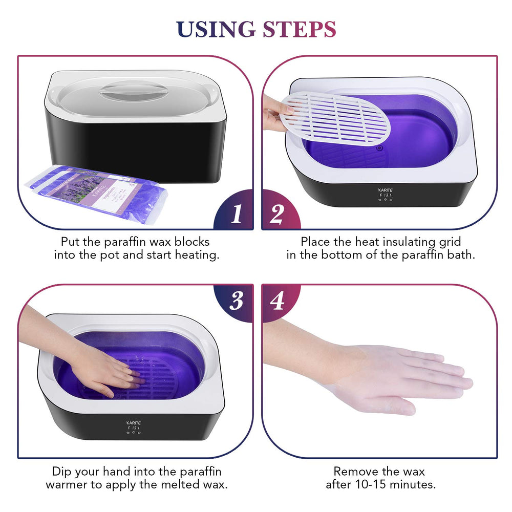 Karite paraffin wax warm machine with smart temperature control.